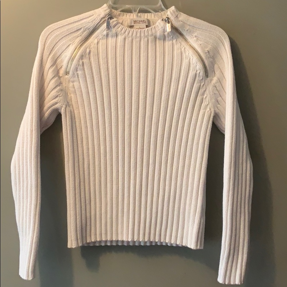 Girls Large White Michael Kors Sweater